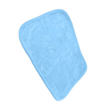 Copriletto per gatto in pile doppio lato blu, materasso per terra e pad per gabbia