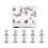 Round Head Button Studs for Leather Belt Shoe-4mm silver white 1