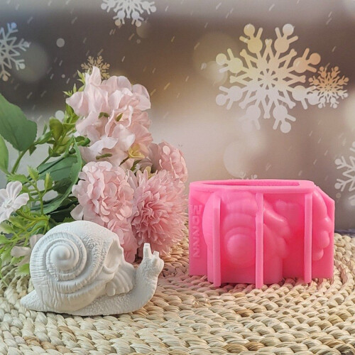 Skull Snail Shaped Silicone Molds for Home Decoration Chocolate, 1