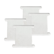 2/4Pcs Acrylic Thread Bobbins Acrylic Floss Bobbins-4pcs