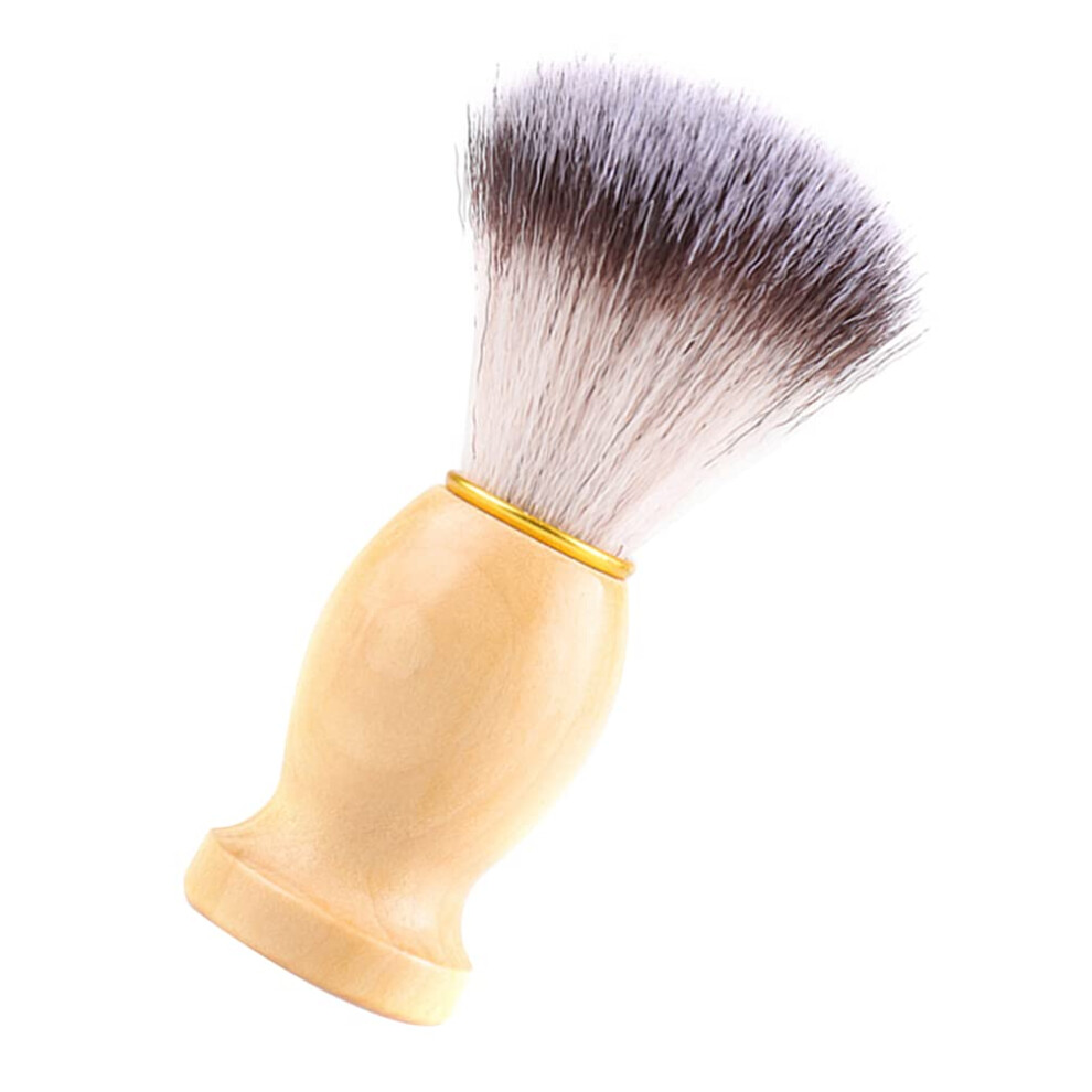 Shaving Brush with Wooden Handle Beard Care Brush Shaving Brush