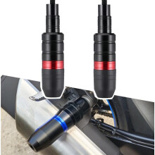 Motorcycle Frame Sliders Aluminum Engine Guard AntiFall Crash Protector B Red for Peugeot PM 01 2023