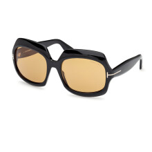 Tom Ford REN FT1155 Black/Yellow Brown Sunglasses RRP £279