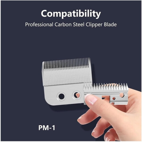 Stainless Steel Replacement Blade Compatible with Master PM1 22995 Speedmaster Clippers 2
