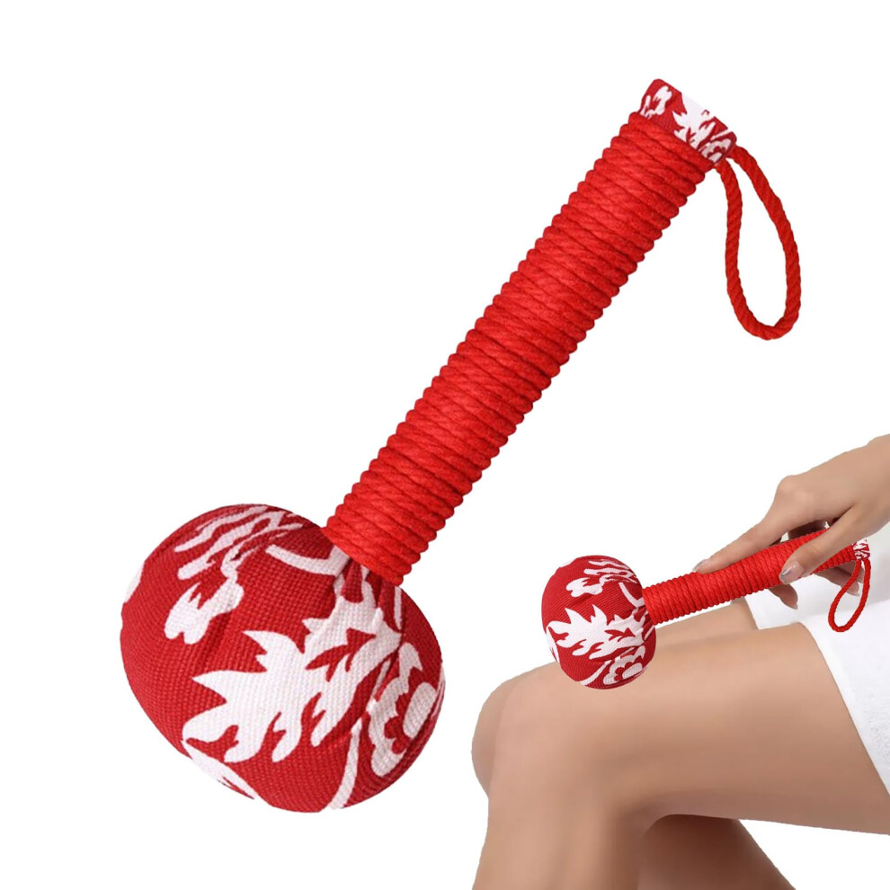 Body Massage Hammer Manual Massage Hammer Wooden Massager Natural Wood Long Size Body Massager