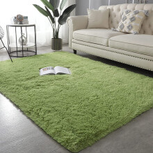 Faux Sheepskin Area Rug 120x180 cm NonSlip Green Soft Carpet For Living Room And Kids Playroom Cozy Home Accent