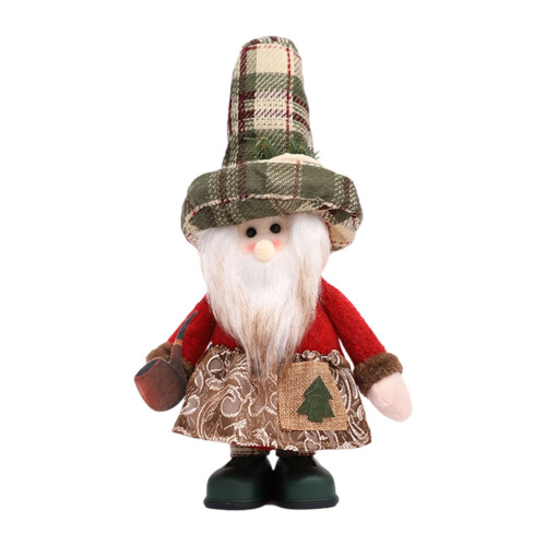 Sitzender Weihnachtsmann, Rentier, Schneemann,-ältere