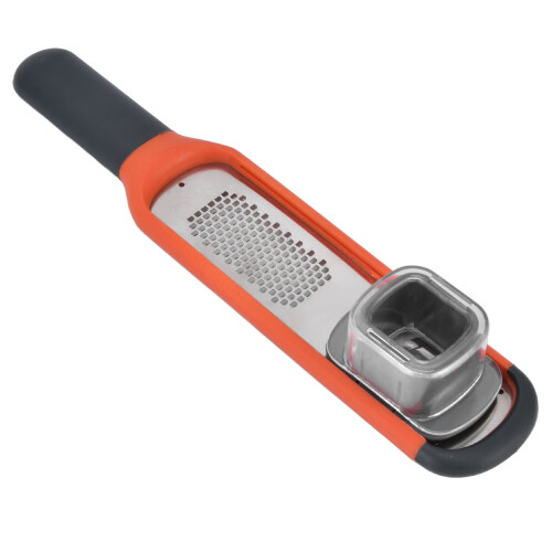 Multifunktionaler Edelstahl-Reibe orange Hand-Held-Gemüsehobel 1
