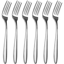 18/10 Stainless Steel Small Fork Salad Fork, 12Piece Dessert and Fruit Fork Set, Silver