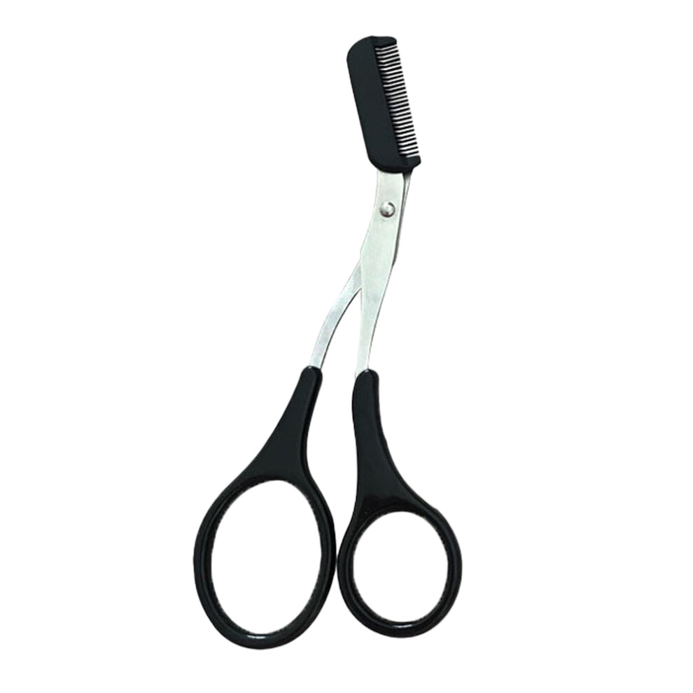 Precision Eyebrow Scissors with Combs, Durable High-Quality Powder Steel, Portable Packages for On-The-Go Grooming, Lifetime Warranty For Nightclubs