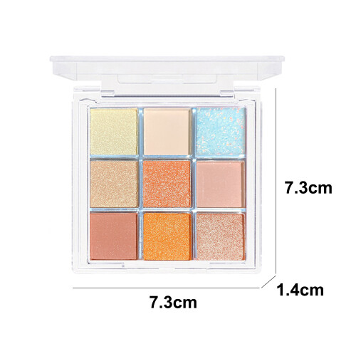 Σκιά ματιών Shimmer Powder, Αποχρώσεις που αναμειγνύονται, Εύκολη εφαρμογή και 1