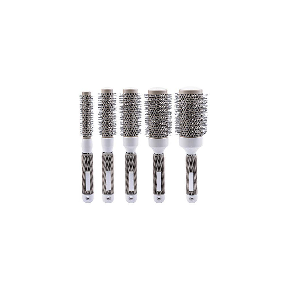 Flexible Nylon Teeth Detangler Brush, Enhances Hair Resilience With Ceramic Coating For Professional Blow Drying, Hollowed-Out Design For Quick Dryin