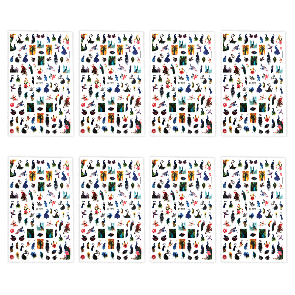 Nail Art Stickers For Creative Nails, Acrylic Nail Sticker Easy To Apply Christmas Nail Design, Non-Toxic Snowflake Nail Decals Perfect For Diy Nail