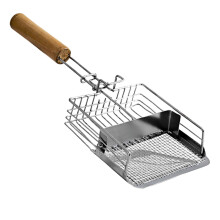 Litter Scooper Cat Litter Scoop With Wooden Handle Metal Shovel Pet Supplies Hook Indoor Kitten Cleaning Travel