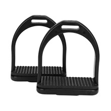 2 nonslip horse stirrups, quality plastic saddles, professional for riders