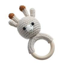 Baby Rattle Toy, Baby Rattle Teether Toy, Crochet Handmade Gripper Shake Rattle