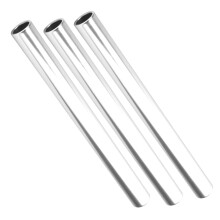 3pcs Silver Aluminium Alloy Running Race Batons for Track and Field Events