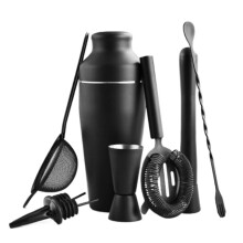 Cocktail Shaker Set 8Piece Stainless Steel Bartender Kit with Stand for Home and Party