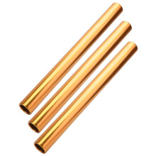3 Stück Aluminiumlegierung Staffel- und Staffelnachstäbe, Orange, 29 cm