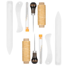 Leather Craft Sewing Kit Copper Repair Hand Stitching Set for Leather DIY