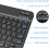 Wireless Bluetooth Keyboard Slim Rechargeable MultiDevice Compatible for PC Tablet Smartphone Travel 5