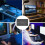 Wireless Bluetooth Keyboard Slim Rechargeable MultiDevice Compatible for PC Tablet Smartphone Travel 3
