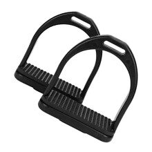 2 pieces stirrups antislip safety horse stirrups riding stirrups saddle stirrups plastic protective horse stirrups