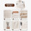 Nappy Organiser, Baby Nappy Caddy with Compartments, Canvas Changing Bag 3