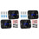 4 Pack LED Digital Voltmeter with Contact , 12V 24V Car Voltmeter LED Digital Display Waterproof Voltmeter Panel 1