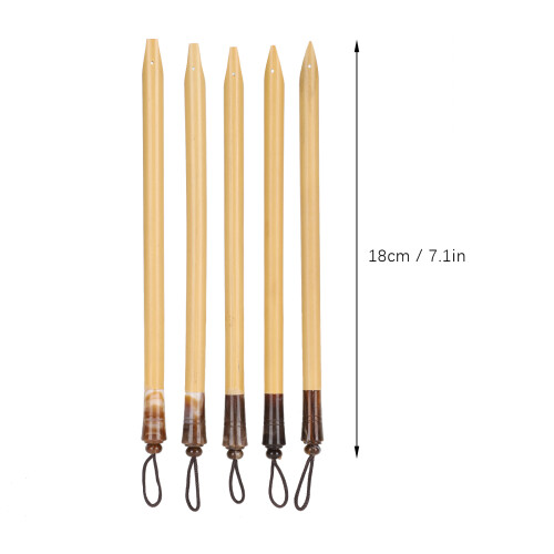 Natural Bamboo Dip Pen Set: 5Pcs for Drawing Writing Calligraphy 2