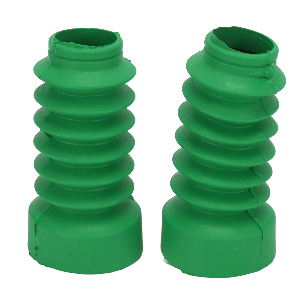 2Pcs Rubber Shock Absorber Dust Cover For Dio 18/27/28/34/35 & Jog 50/90 Green 7891375858159