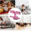 Foot Support for SitUp Bar | Adjustable Abdominal Support Device | Portable Abdominal Training Equipment | Pink 4