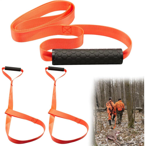 Drag Harness MultiPurpose Folding Pulling Strap For Field Dressing Tools Heavy Boxes Luggage Wild Boar Trees Goat 1