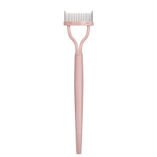 Mascara-Kamm-Applikator, tragbares Design und hochwertiges Material für die Reise, Edelstahl und feine Wimpernkammzähne für optimale Ergebnisse