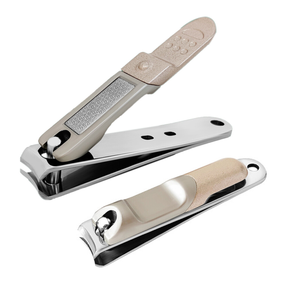 Ergonomic Nail Care Kit, Heavy Duty Clipper Set with Medical-grade Stainless Steel, Smooth and Sharp Clipping, Lifetime Replacement Warranty Included