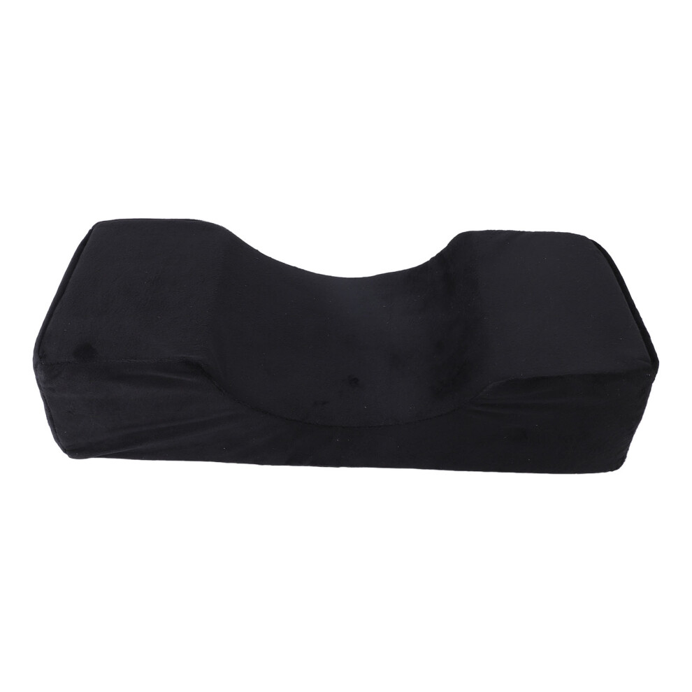 Eyelash Extension Pillow for Beauty Salon, Memory Foam Neck Pillow with Ergonomic Curve Design Contoured Head Rest Cervical Spine Support for Side