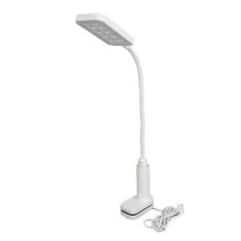 Sèche-ongles LED rechargeable avec lumière douce et col de cygne réglable, fonctionnement sans contact pour le séchage du gel et l'éclairage de