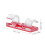 Wire Clamp Self Adhesive Cable Clips 20PCS Transparent Desktop Organizer 6
