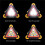 Solar Emergency Warning Triangle Light with  Visibility Alert for Car Breakdown and Camping 5