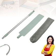 Microfiber Duster with Telescopic Bendable Head, Washable Reusable Dust Cleaner for Tight Spaces