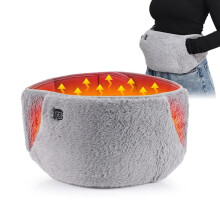 Electric Heated Waist Belt, Hand Warmer Waist Warmer, 2 in 1 Winter Hot Compress for Abdomen, Lumbar, Uterine Heating, Menstrual Pain Relief