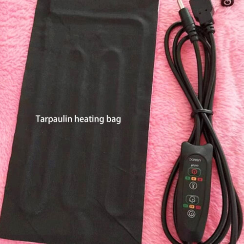 Fabric Covered Heating Pad  Electric Heat Pad for Uterus, Adjustable Temperature 1