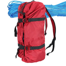 Rope Bag Climbing Backpack, Lightweight Gear for Hiking and Caving, Easy Carry, Red