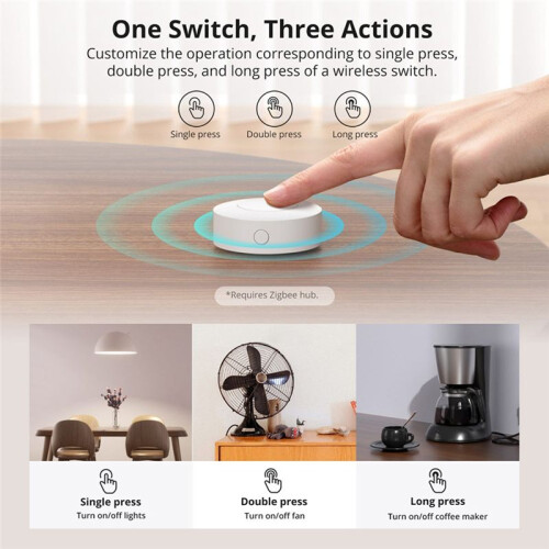 Snzb-01P Zigbee Wireless   Scene Creator Drei Steuerungsmodi und Alexa-Routine-Trigger Erfordert Zigbee Bridge 2