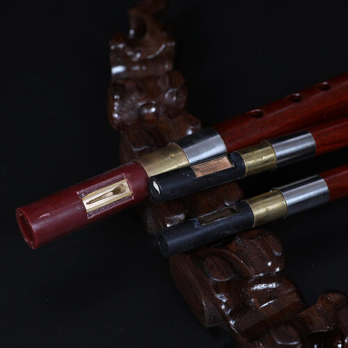 Hulusi Flute Hulusi Wind Instrument Student's Guide Mahogany ThreeColored Hulusi Through 2
