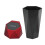 Red ABS Leakproof Trash Can for Car Kitchen Office or Camping 14