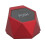 Red ABS Leakproof Trash Can for Car Kitchen Office or Camping 3