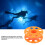 Lightweight Orange Plastic Diving Spool 59ft with Copper Clip 11