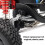 Support de biellette de servo en aluminium argenté MN86K 1/12 RC 12