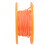 Lightweight Orange Plastic Diving Spool 59ft with Copper Clip 10